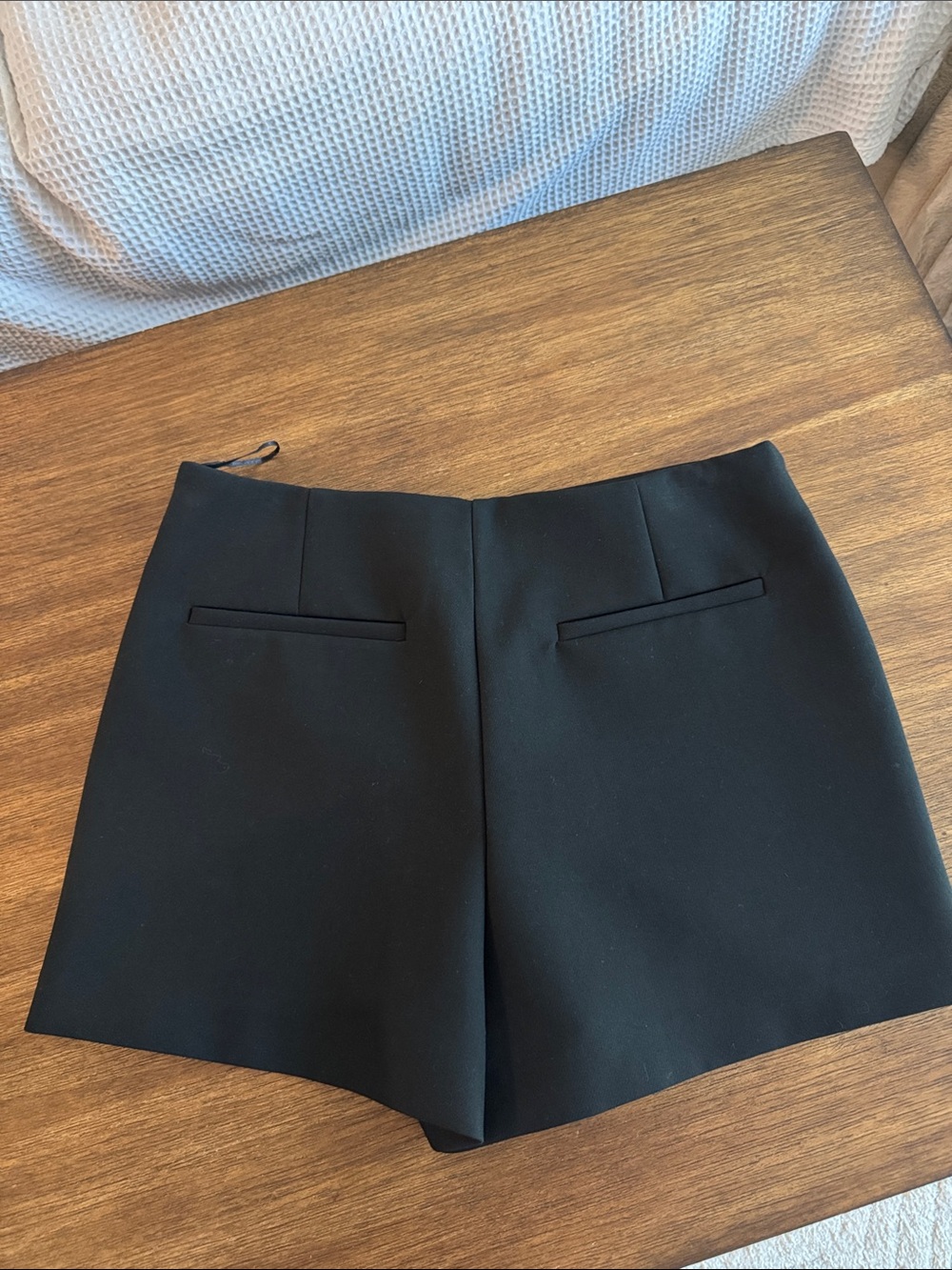 Zara solid black skort - Picture 2 of 4